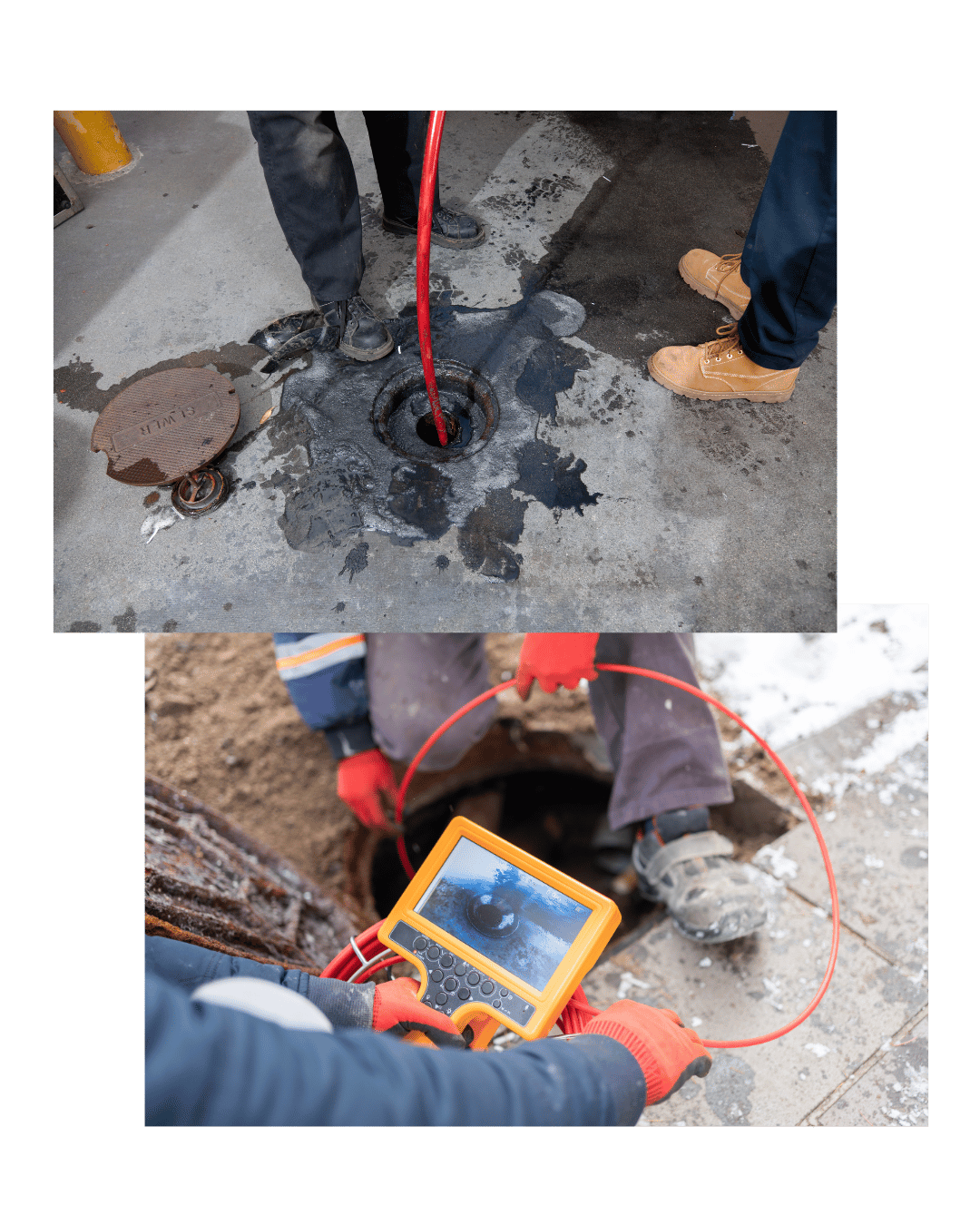 image of a sewer scope by real inspection services