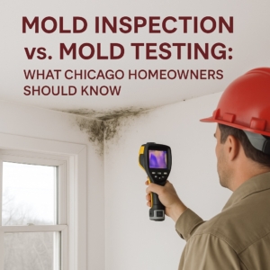 image of mold inspection or mold testing