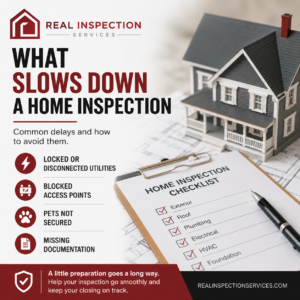 image of home inspection slow downs